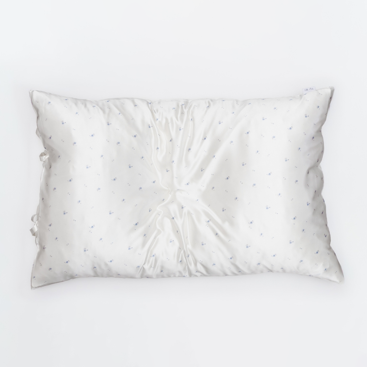 Organic Silk Pillowcase in Meadow