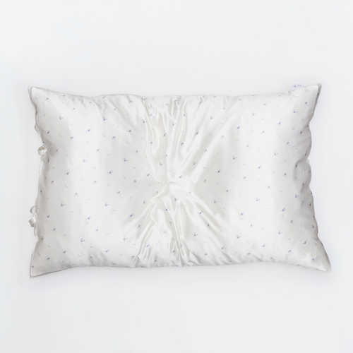 Organic Silk Pillowcase in Meadow