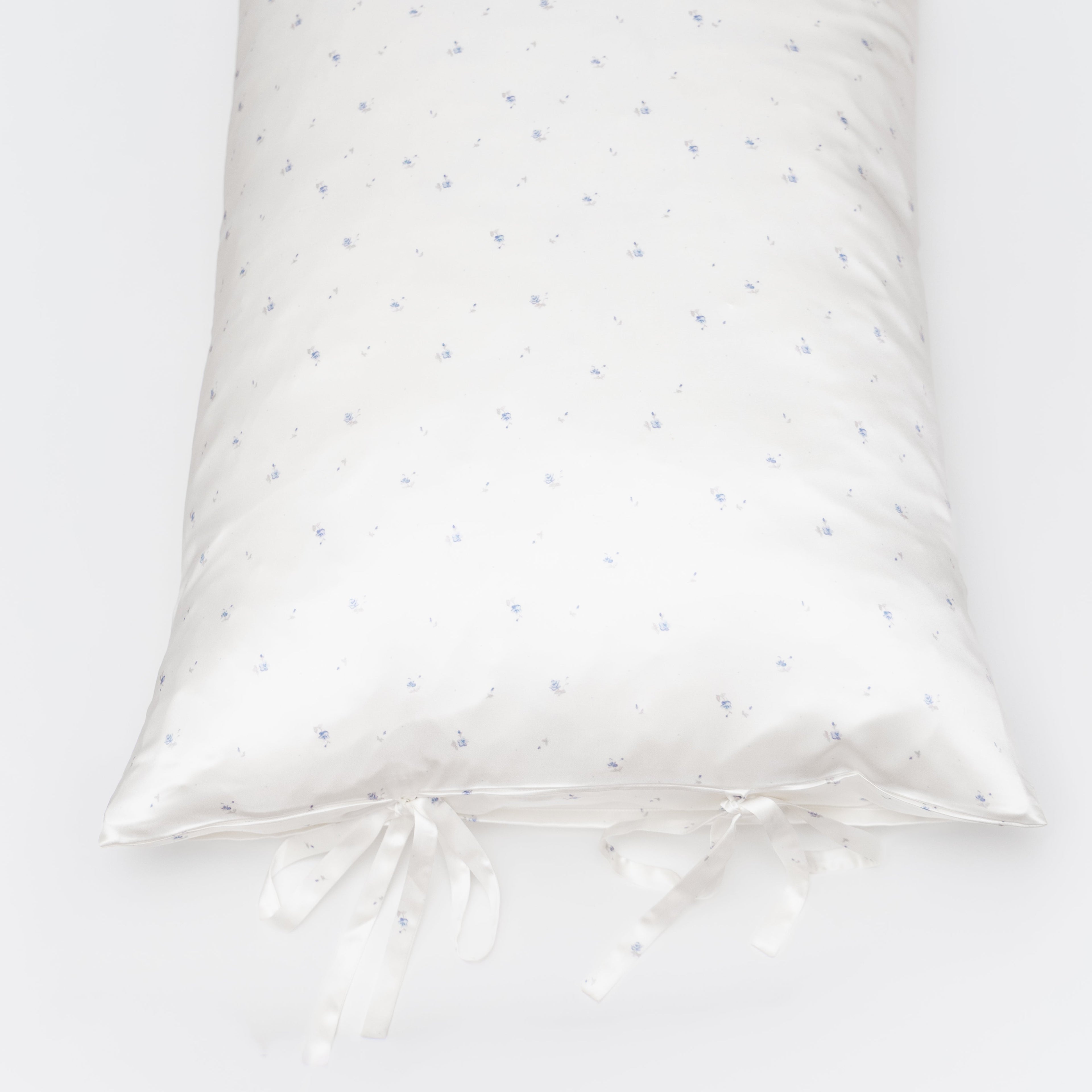 Organic Silk Pillowcase in Meadow