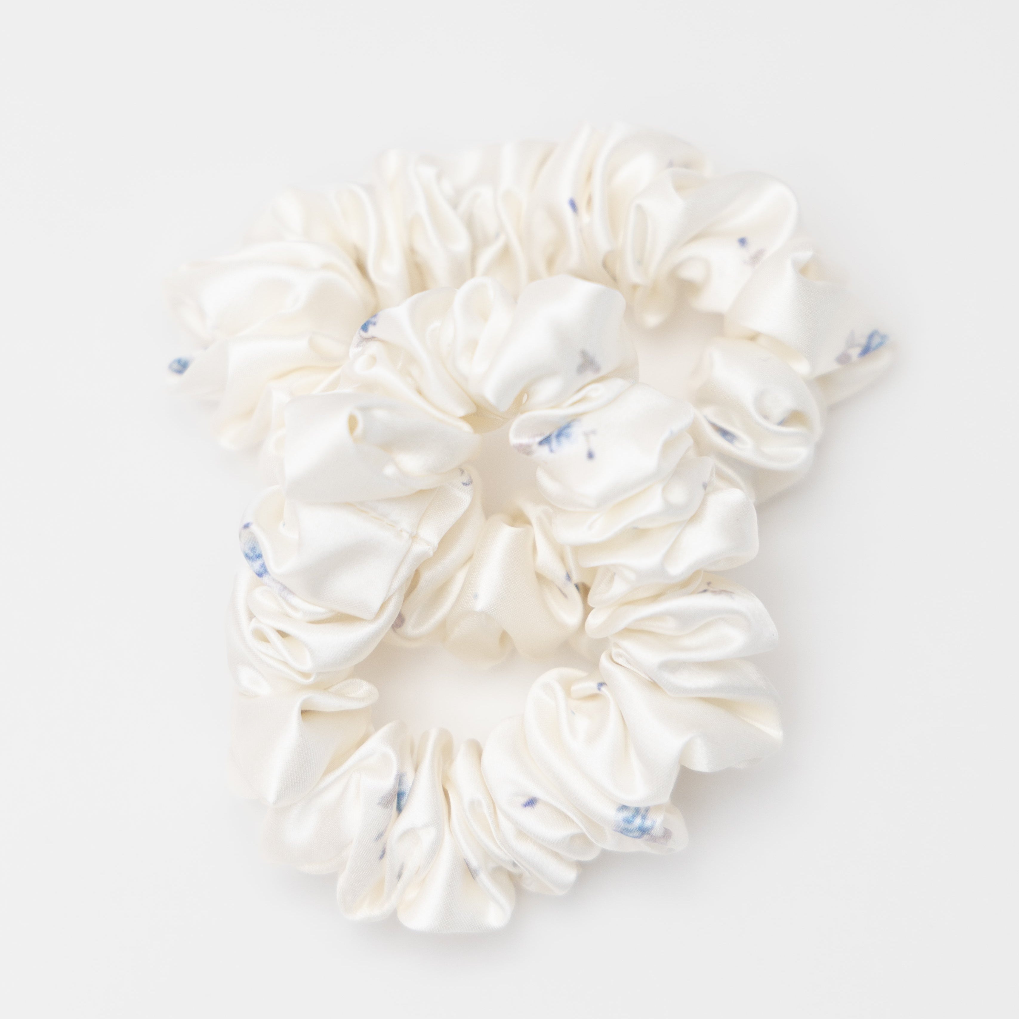 Organic Silk Scrunchie Meadow