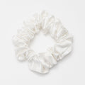 Organic Silk Scrunchie Soft White