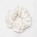 Silk Ballerina Scrunchie - Soft White