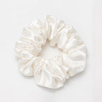 Silk Ballerina Scrunchie - Soft White