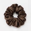 Silk Ballerina Scrunchie - Espresso