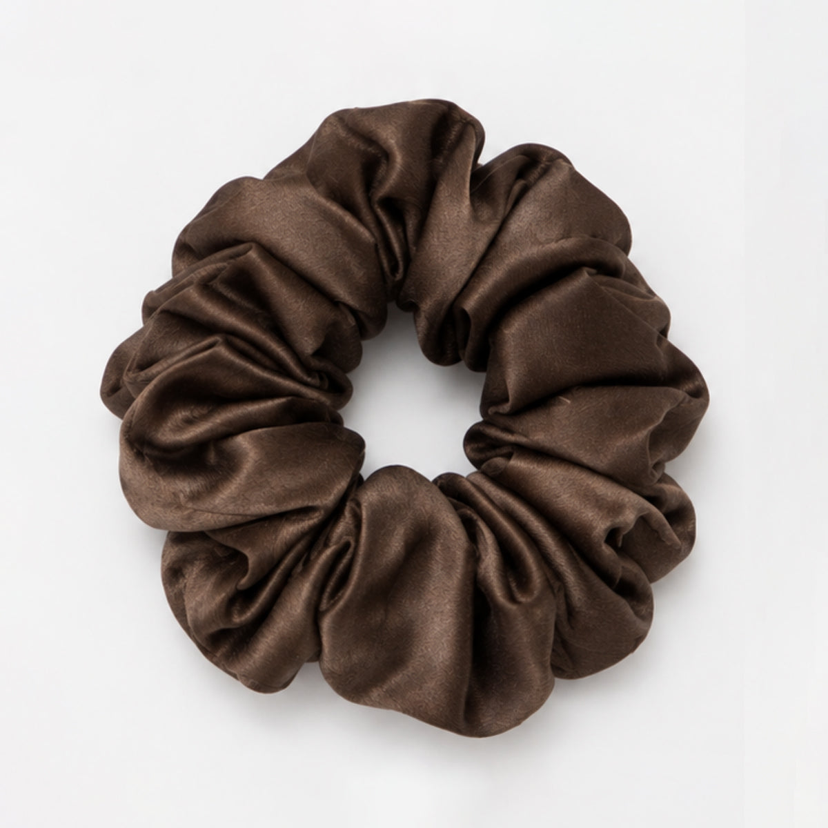 Silk Ballerina Scrunchie - Espresso