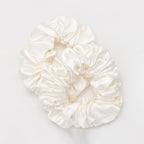 Silk Ballerina Scrunchie - Soft White