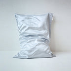 Organic Silk Pillowcase in Blue Haze - Yumi Silk