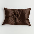 Organic Silk Pillowcase in Espresso - Yumi Silk