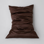 Organic Silk Pillowcase in Espresso - Yumi Silk