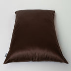 Organic Silk Pillowcase in Espresso - Yumi Silk