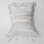 Organic Silk Pillowcase in Frill Tie - Yumi Silk