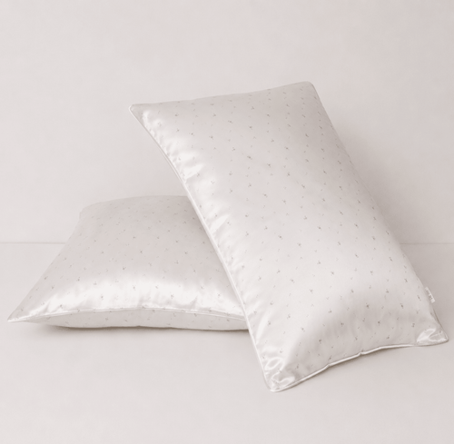 Organic Silk Pillowcase in Meadow - Yumi Silk