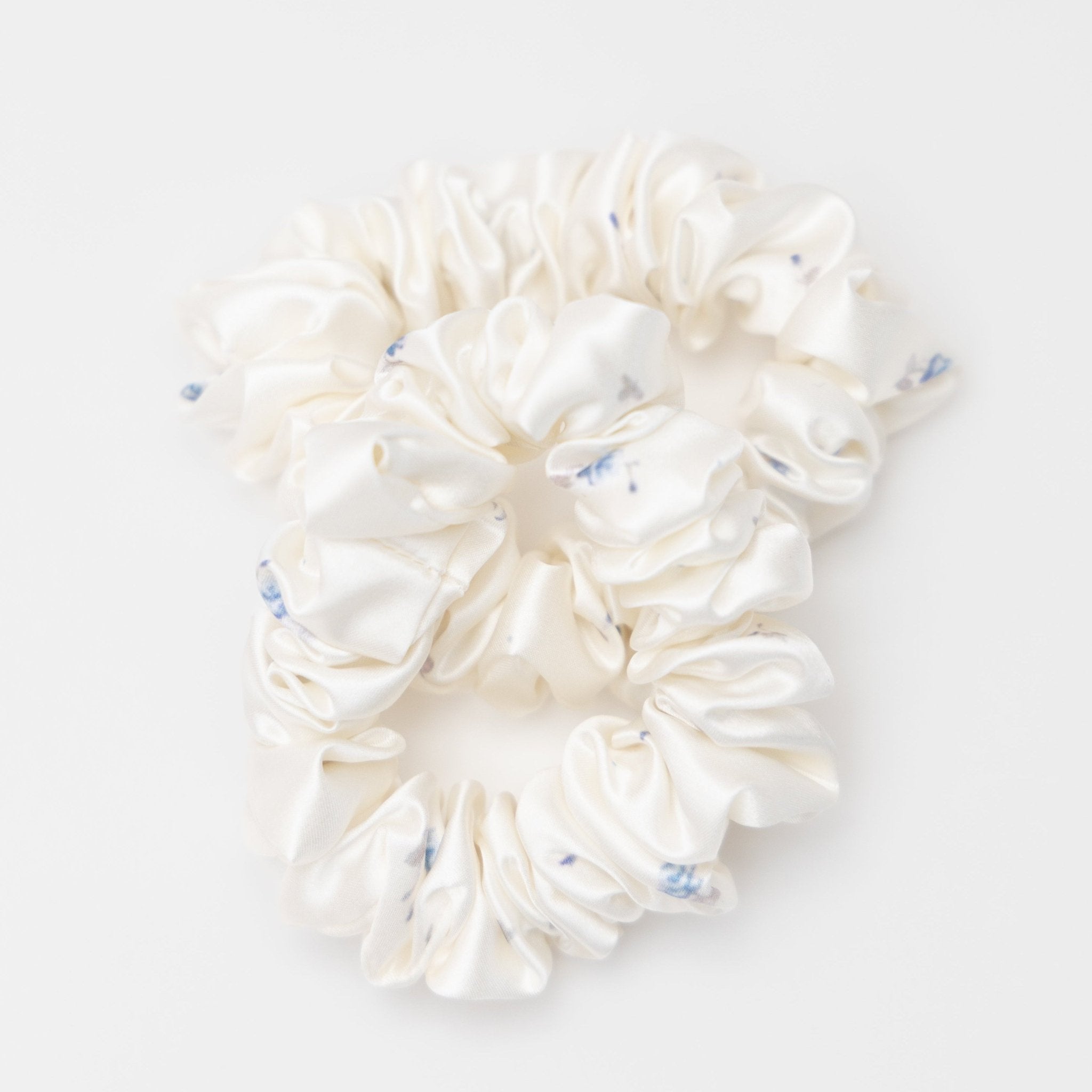 Organic Silk Scrunchie Meadow - Yumi Silk