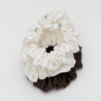 Organic Silk Scrunchie Set - Yumi Silk