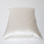 Silver Ion Infused Organic Silk Pillowcase in White - Yumi Silk