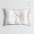 Silver Ion Infused Organic Silk Pillowcase in White - Yumi Silk