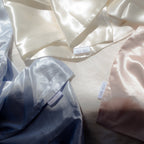 YU•MI White YUMI Organic Mulberry Silk Pillowcases