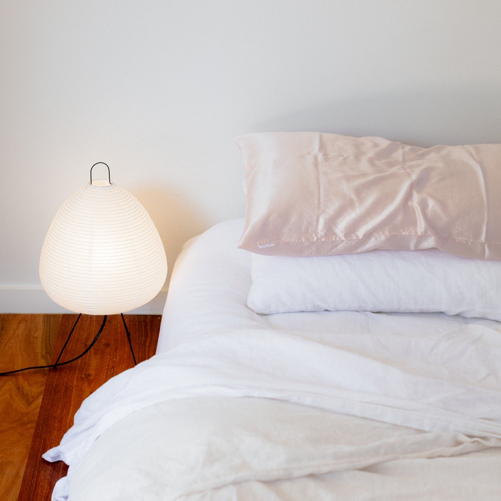 Organic Silk Pillowcase in Desert Rose