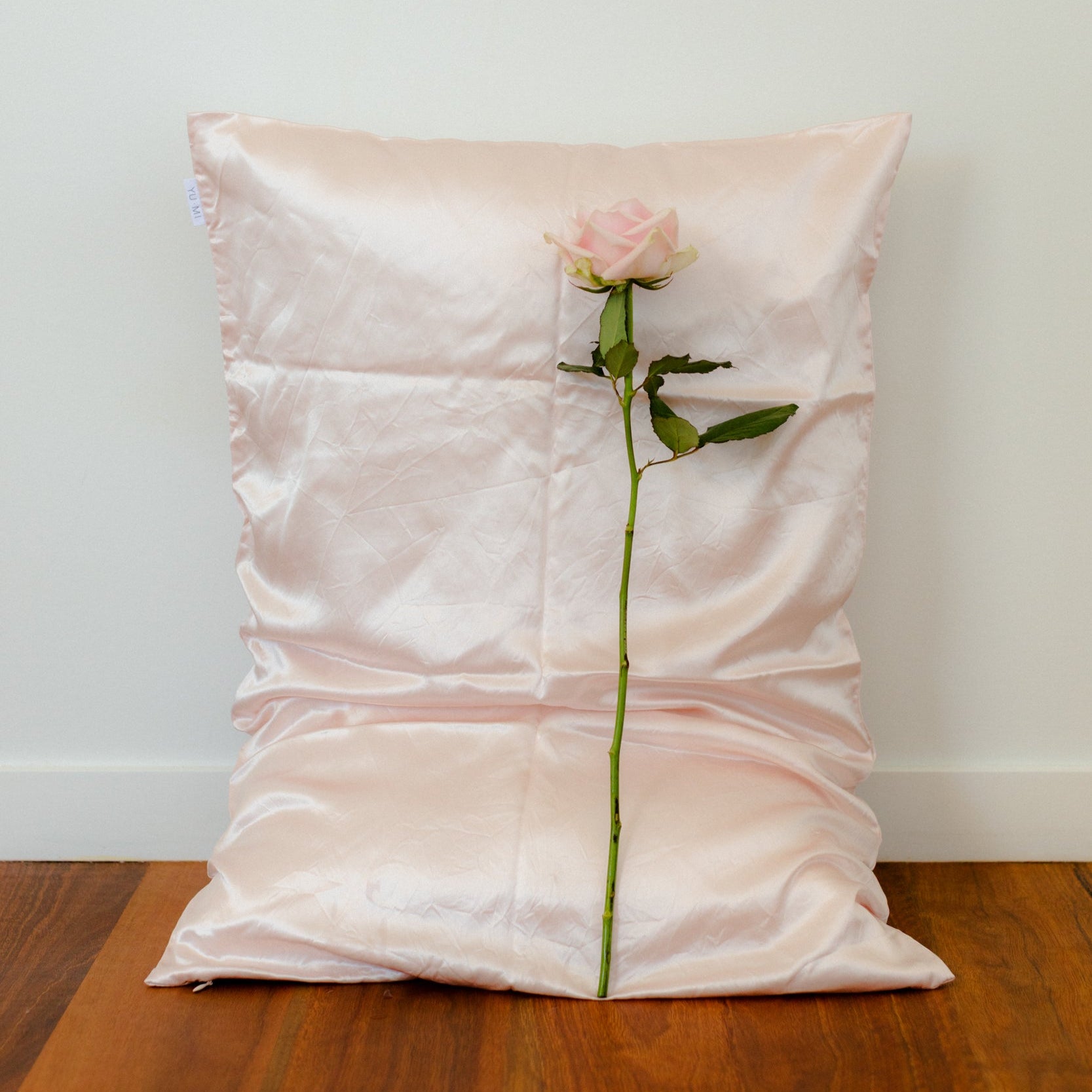 Organic Silk Pillowcase in Desert Rose